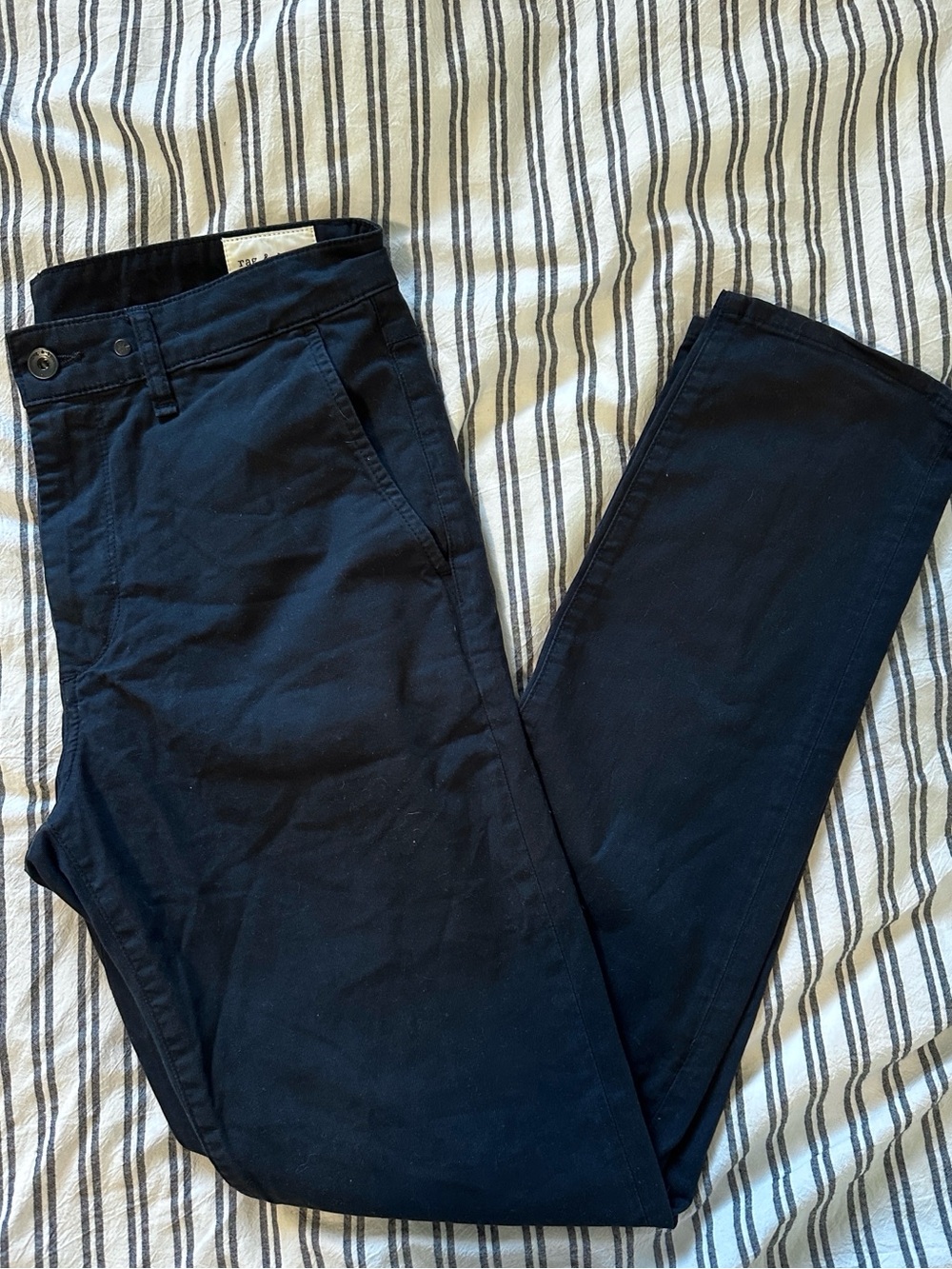 rag & bone Men's Navy Chinos